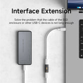 Hagibis USB C Female to USB C Female Adapter 80Gbps 240W USB4 Dual Female Extension Cable Converter for Thunderbolt 5/4  Laptop
